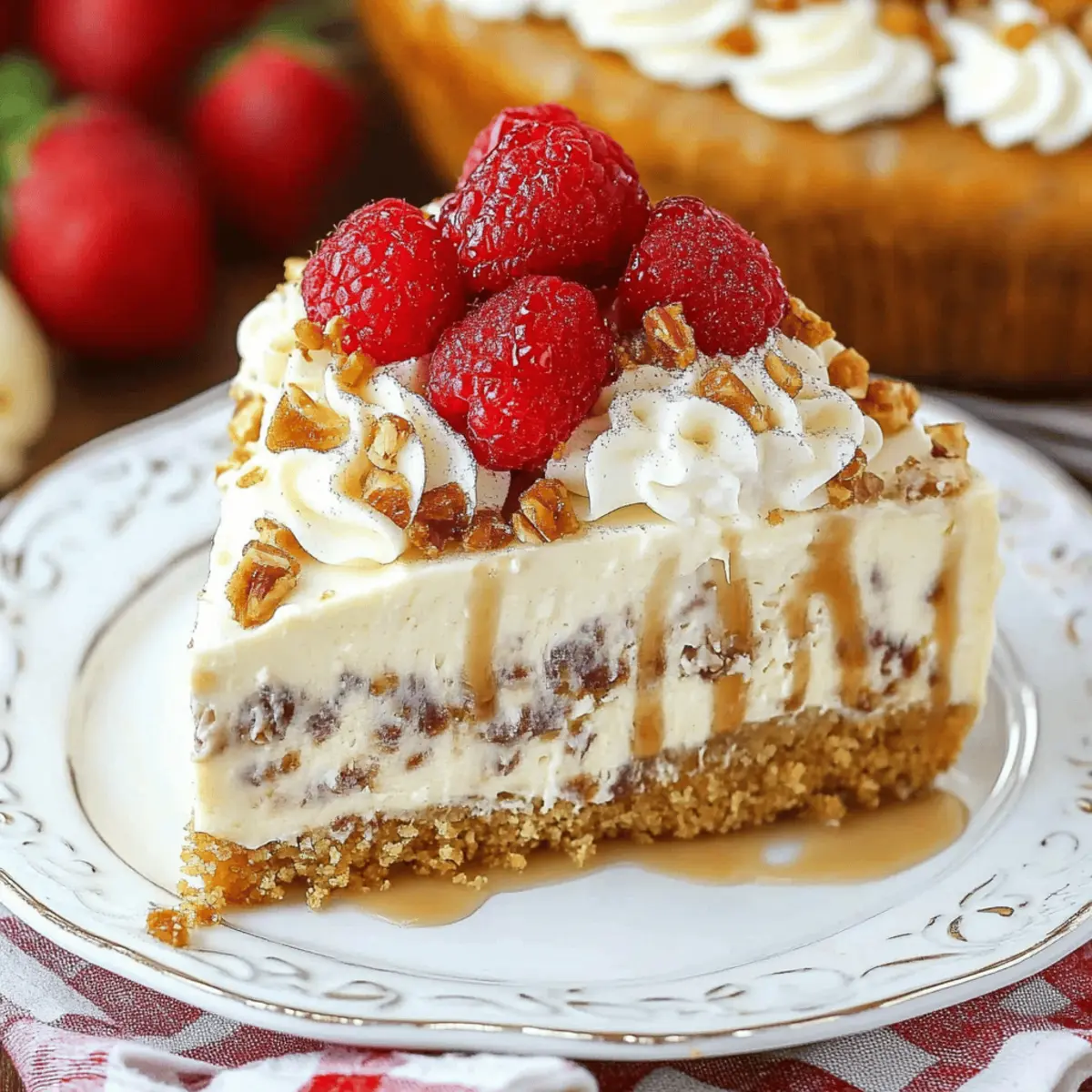 Browned Butter Pecan Cheesecake