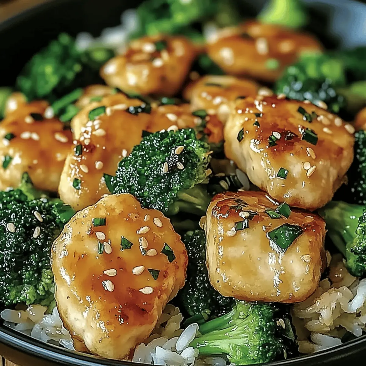 Garlic Chicken with Broccoli and Spinach