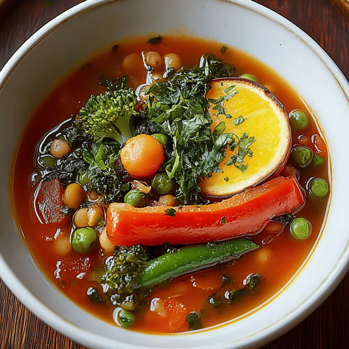High-Protein Vegetable Soup
