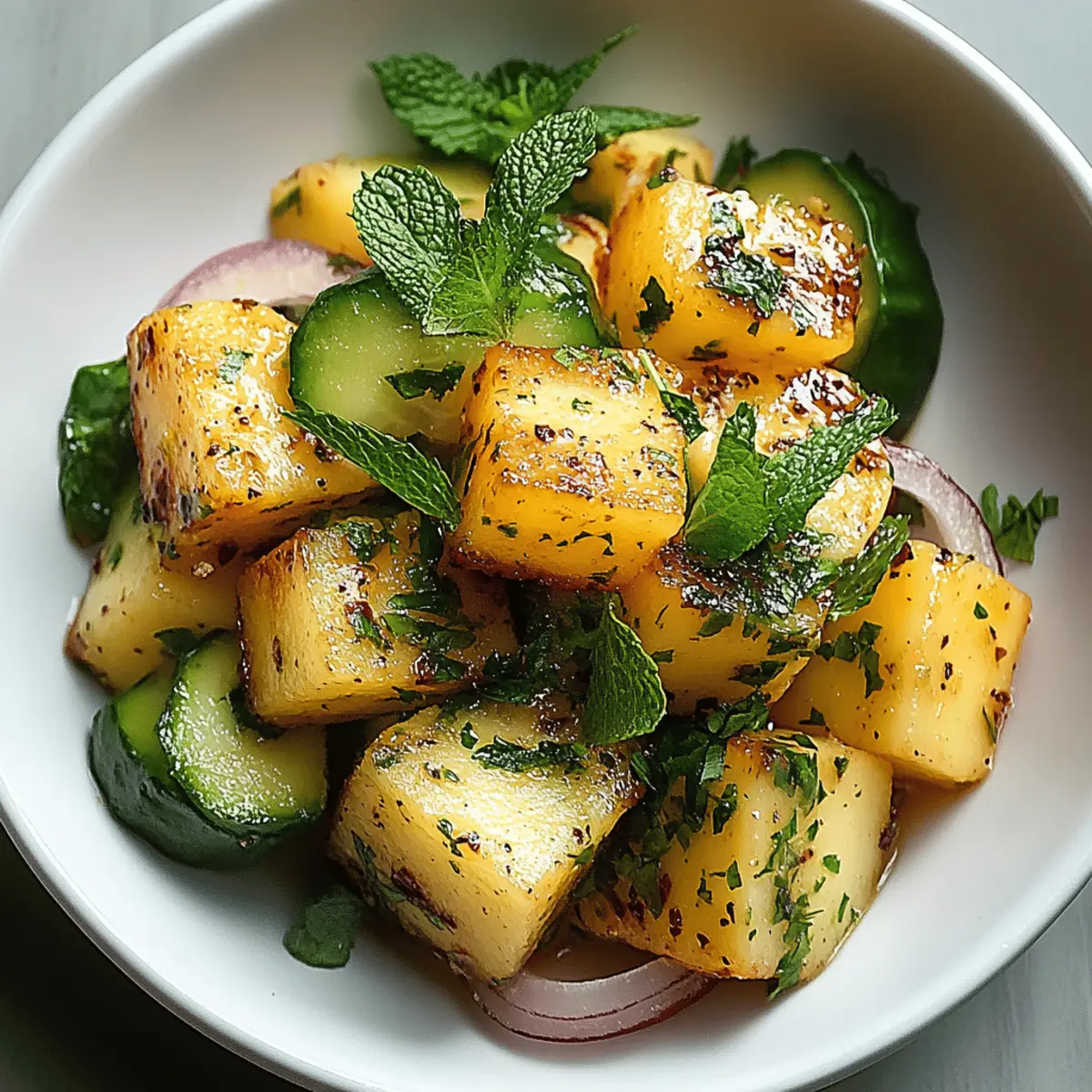 Pineapple Cucumber Salad