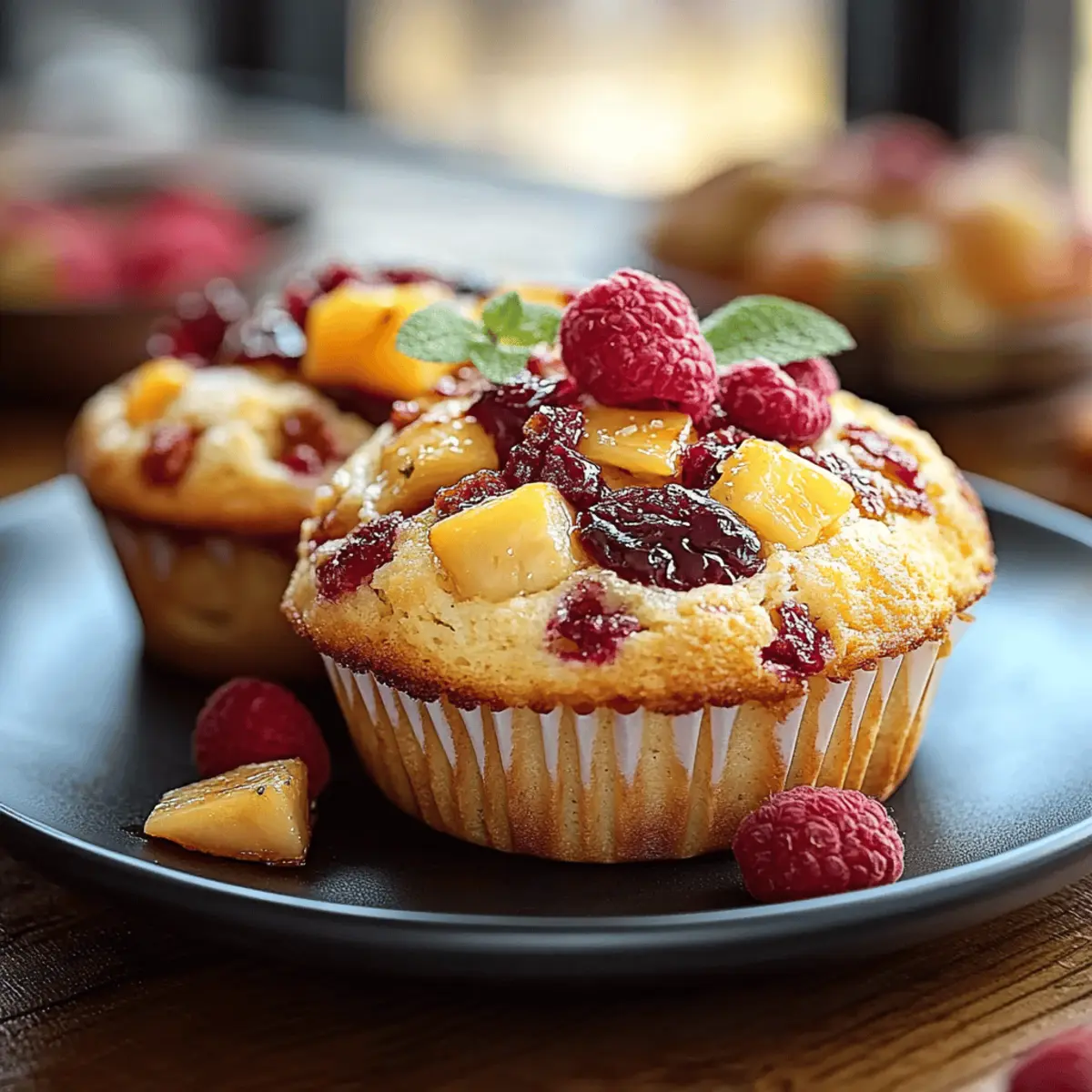 Cranberry Orange Pecan Muffins