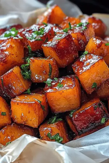 Roasted Sweet Potatoes with Cinnamon & Honey