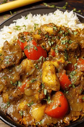 Authentic Jamaican Curry Chicken