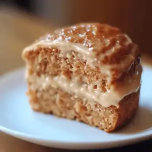 Applesauce Cake with Cinnamon Cream Cheese Frosting