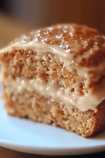 Applesauce Cake with Cinnamon Cream Cheese Frosting