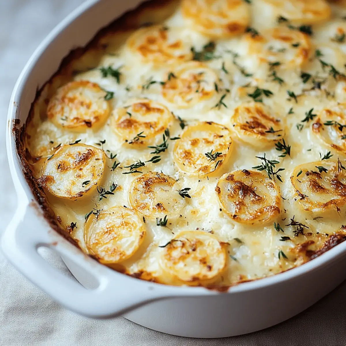 Cheesy Garlic Scalloped Potatoes