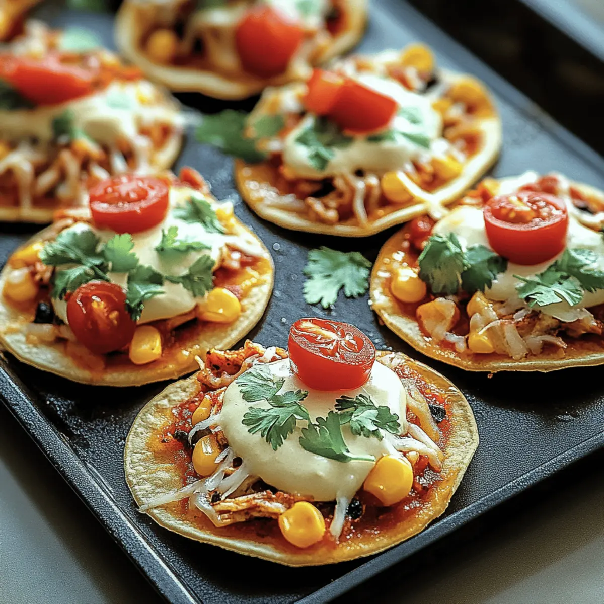 Mexican Rotisserie Chicken Tostadas