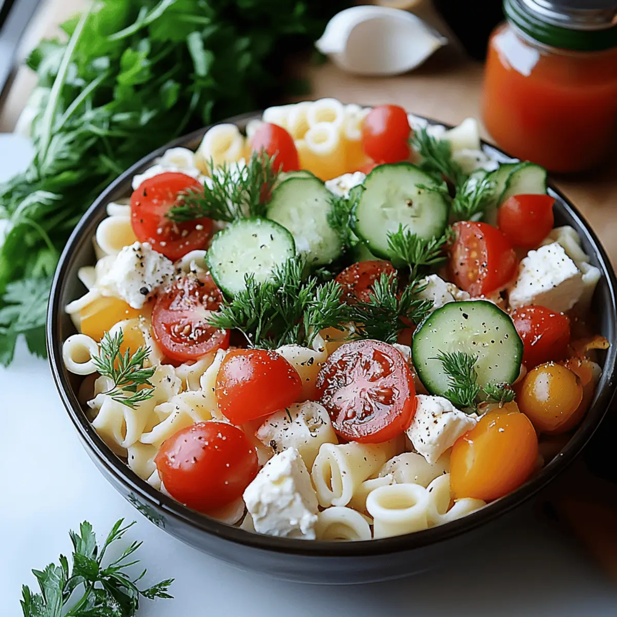 Layered Pasta Salad