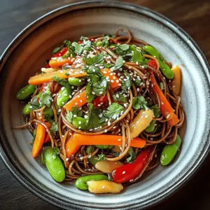 Cold Teriyaki Noodles Salad
