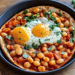 Spanish Beans & Eggs