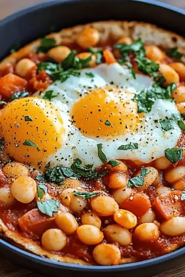 Spanish Beans & Eggs