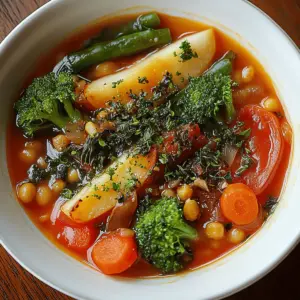 High-Protein Vegetable Soup
