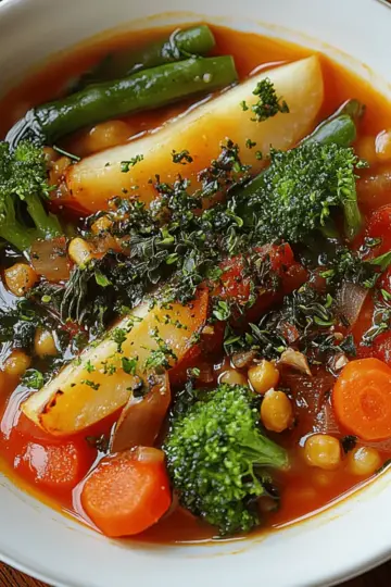 High-Protein Vegetable Soup