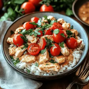 Coconut Chicken Rice Bowl