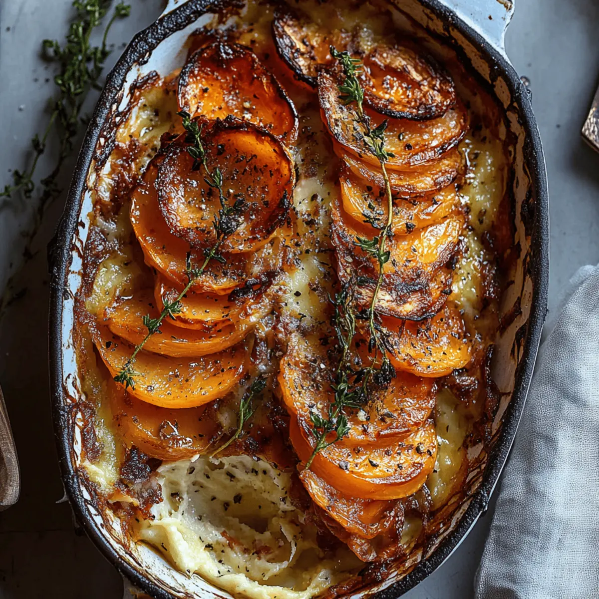 Cheesy Root Vegetable Gratin