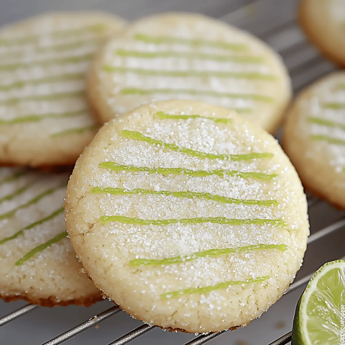 Lime Sugar Cookies