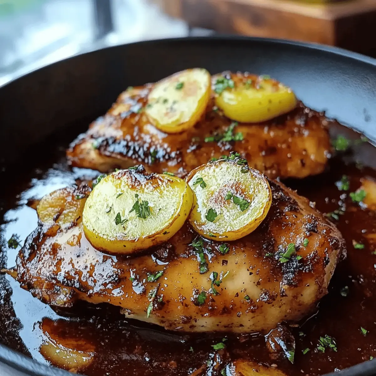 Apple Cider Glazed Chicken