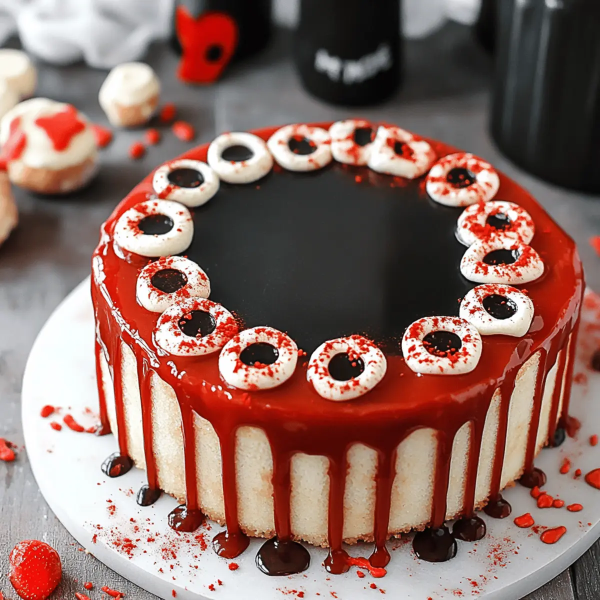 Spooky Halloween Marble Cake