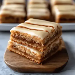 Cinnamon Roll Blondies
