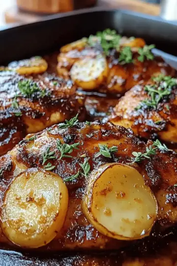 Apple Cider Glazed Chicken