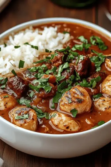 Chicken and Sausage Gumbo
