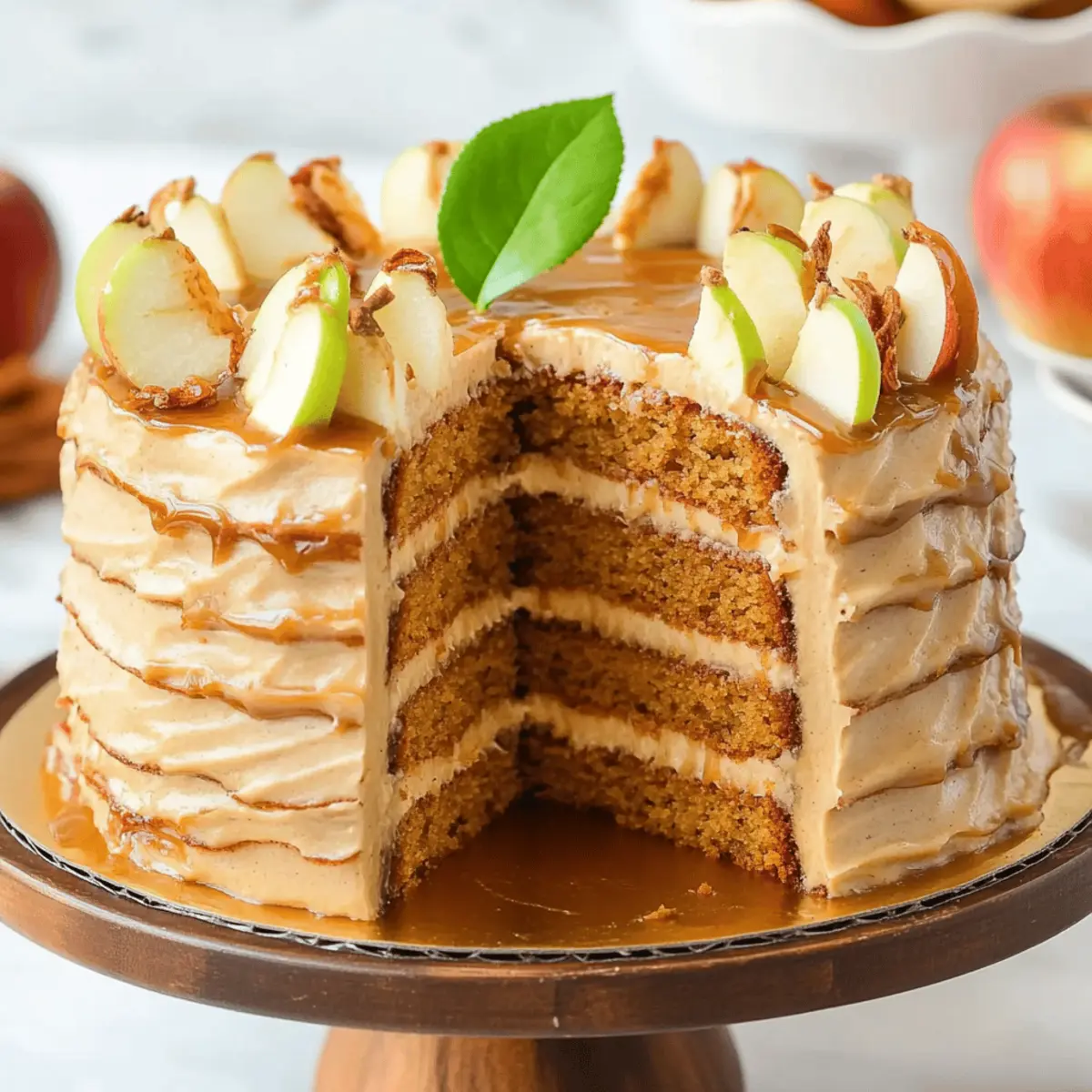 Caramel Apple Spice Cake