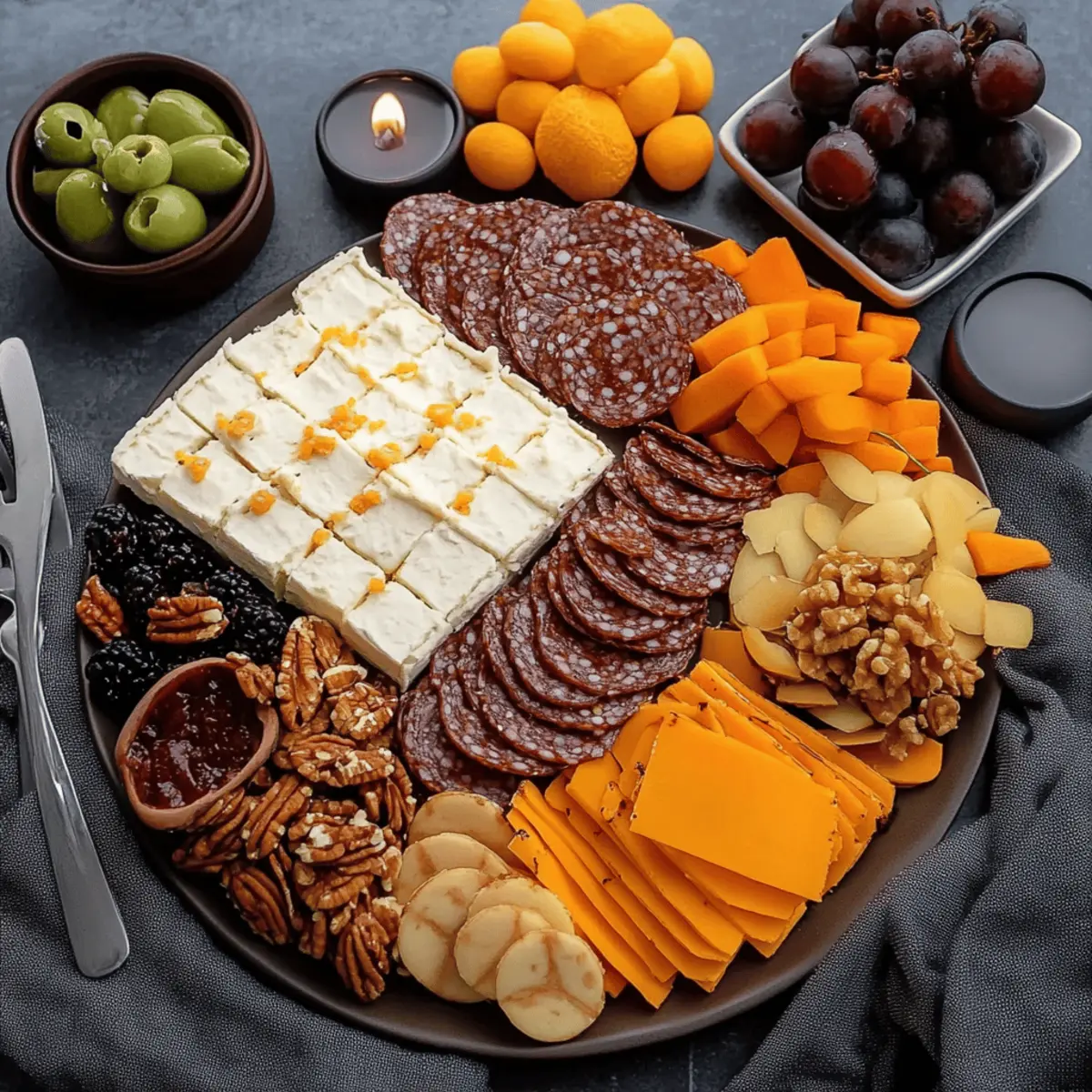 Halloween Cheese Board