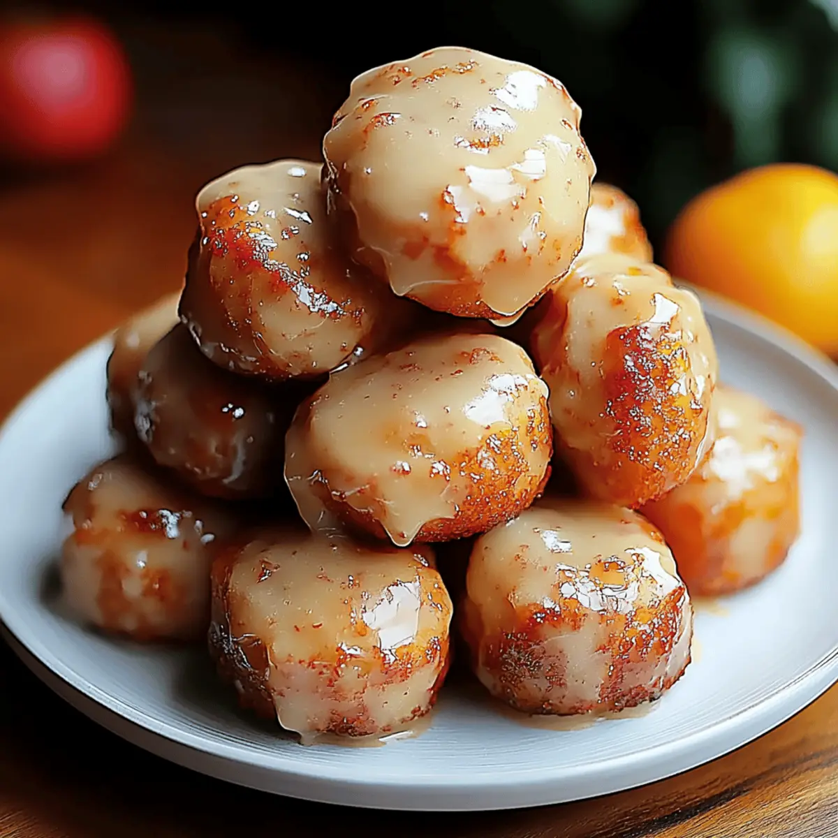 Apple Fritter Bites
