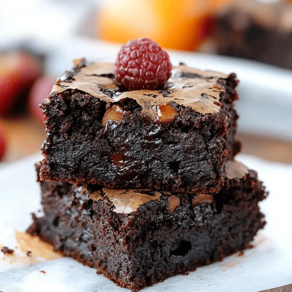 Pumpkin Brownies