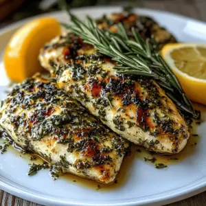 Mediterranean Herb Crusted Grilled Chicken