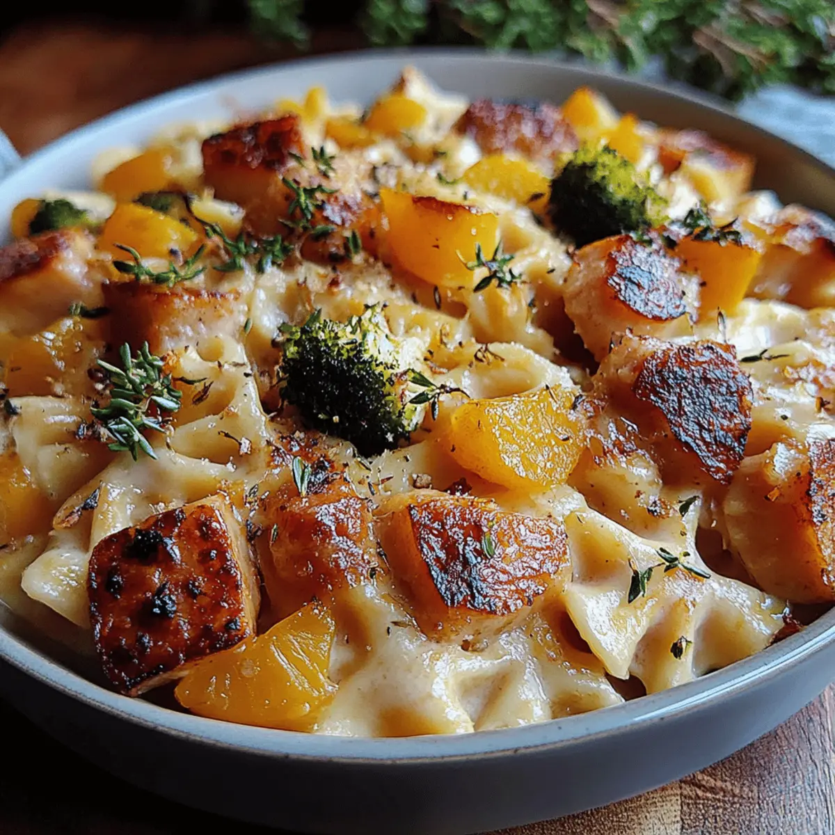 Autumn Sausage Pasta Squash