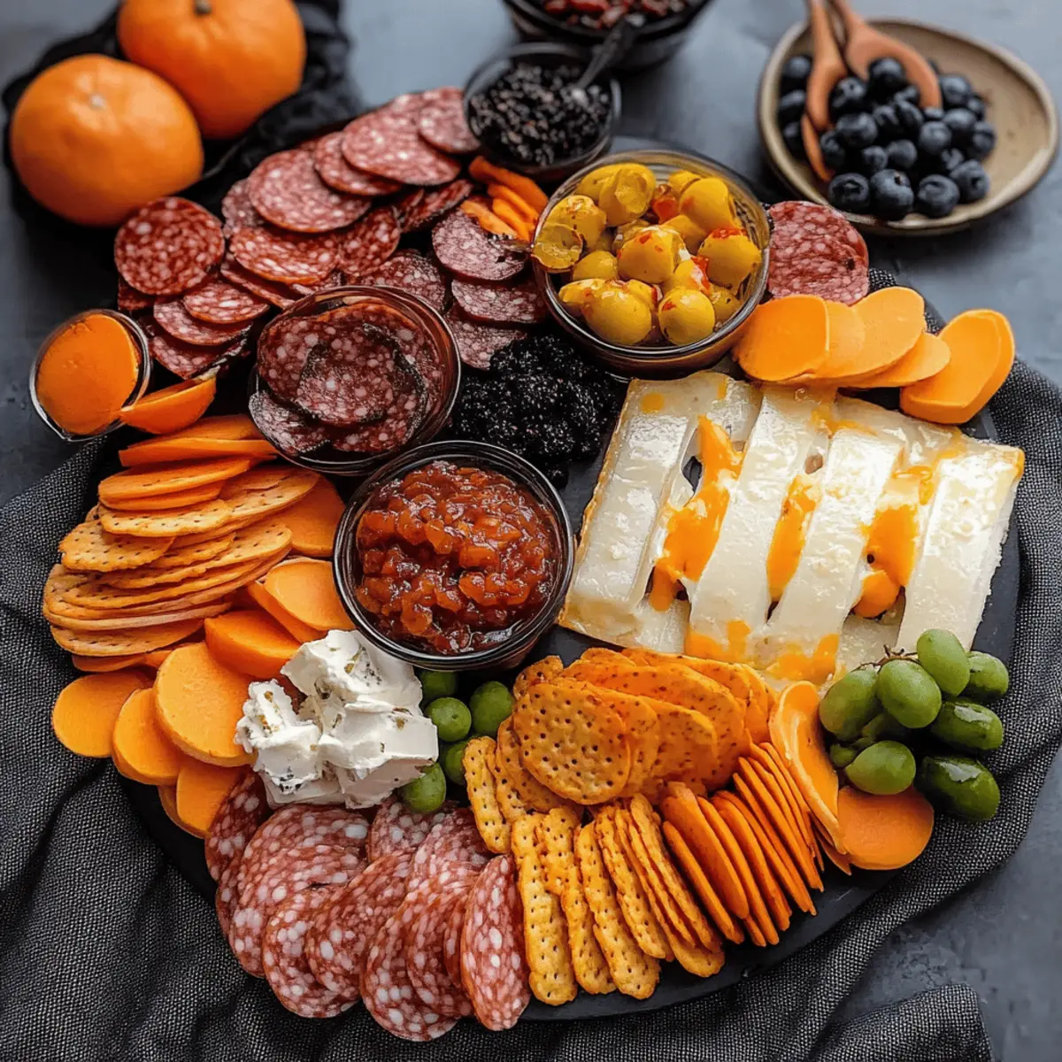 Halloween Cheese Board