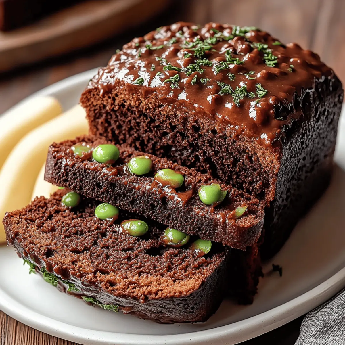 Double Chocolate Zucchini Bread