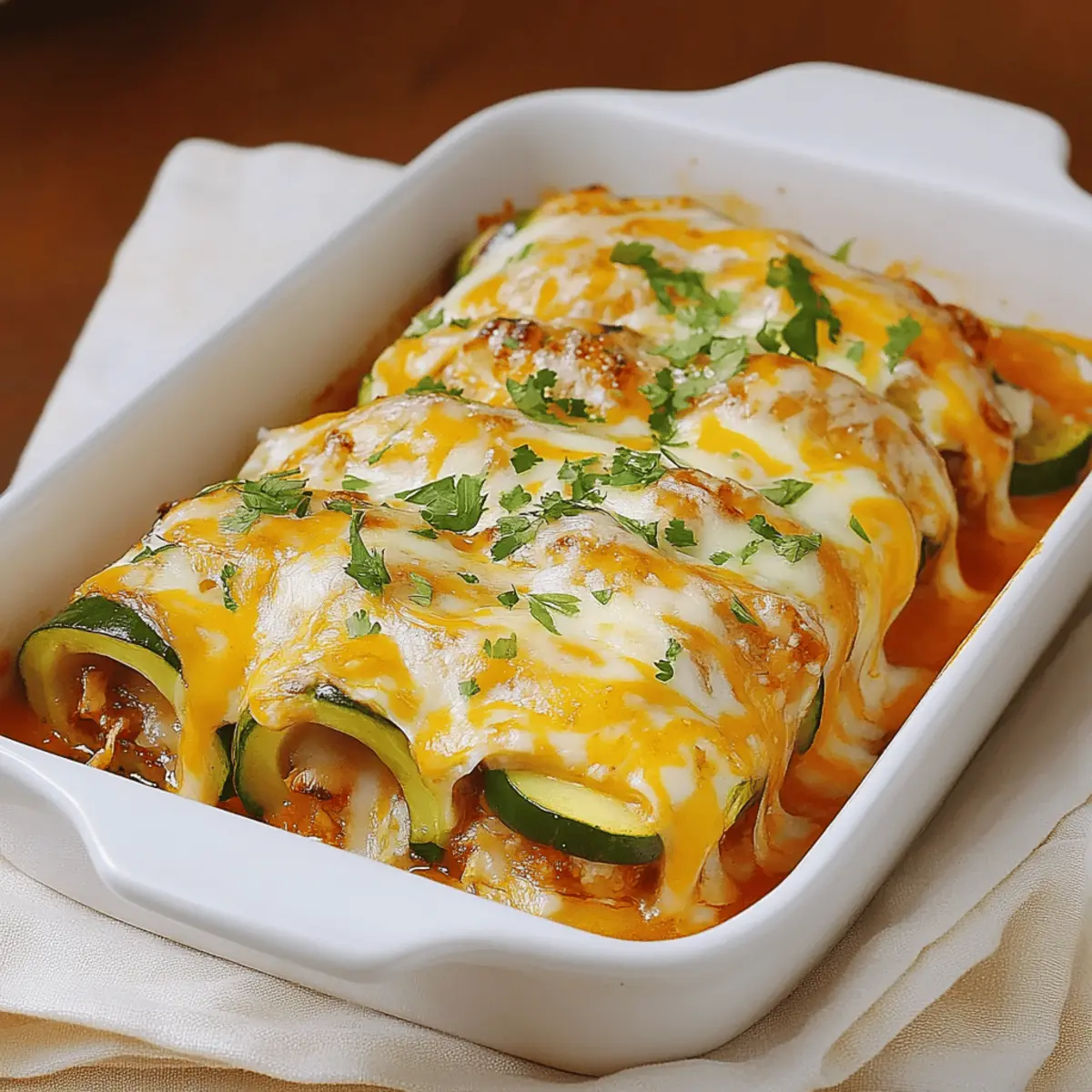 Zucchini Enchiladas