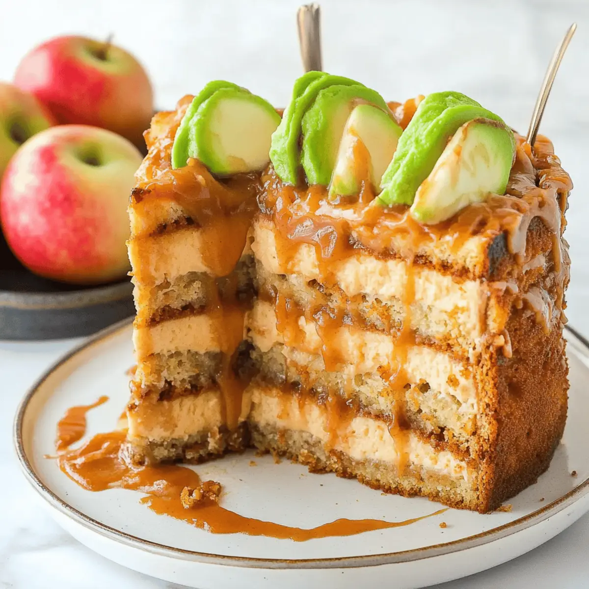 Caramel Apple Spice Cake