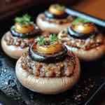 Stuffed Mushroom Eyeballs
