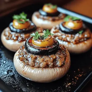 Stuffed Mushroom Eyeballs