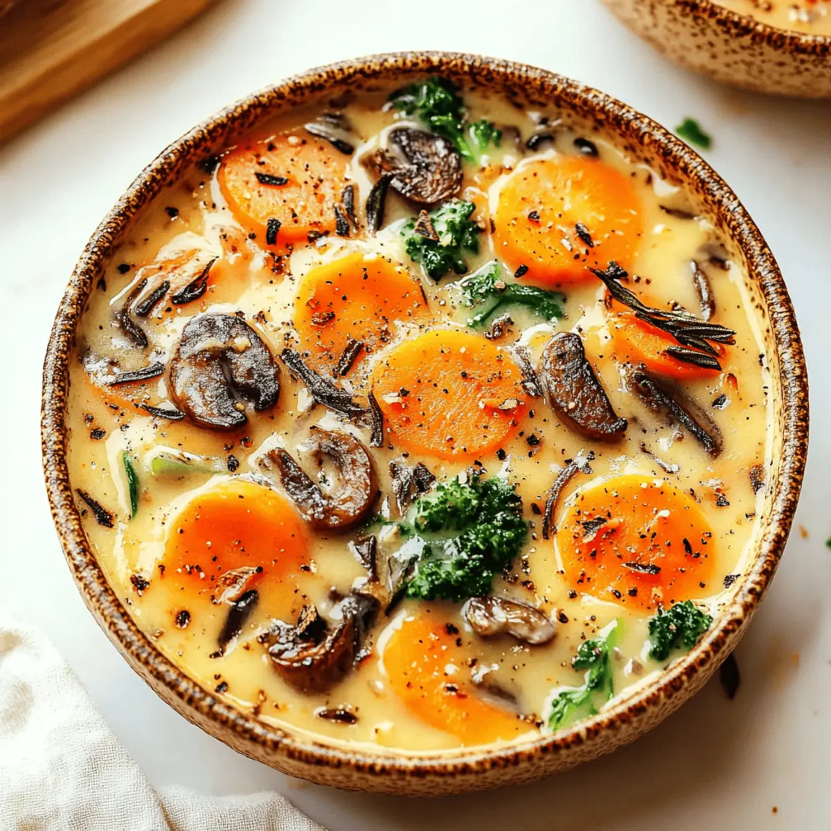 Cozy Autumn Wild Rice Soup