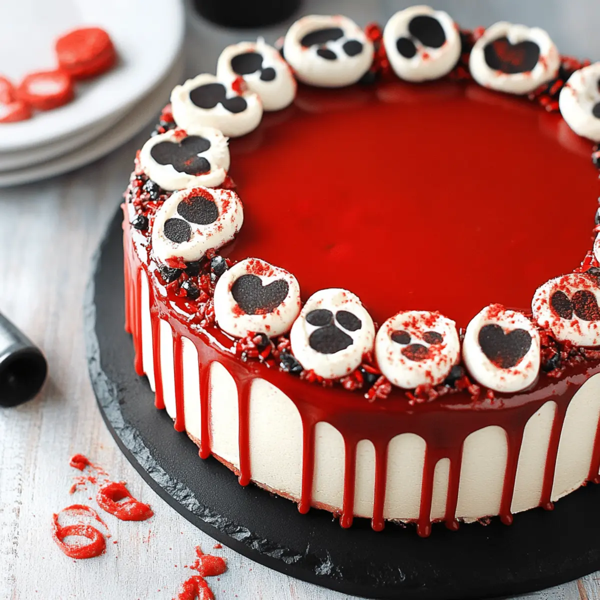Spooky Halloween Marble Cake