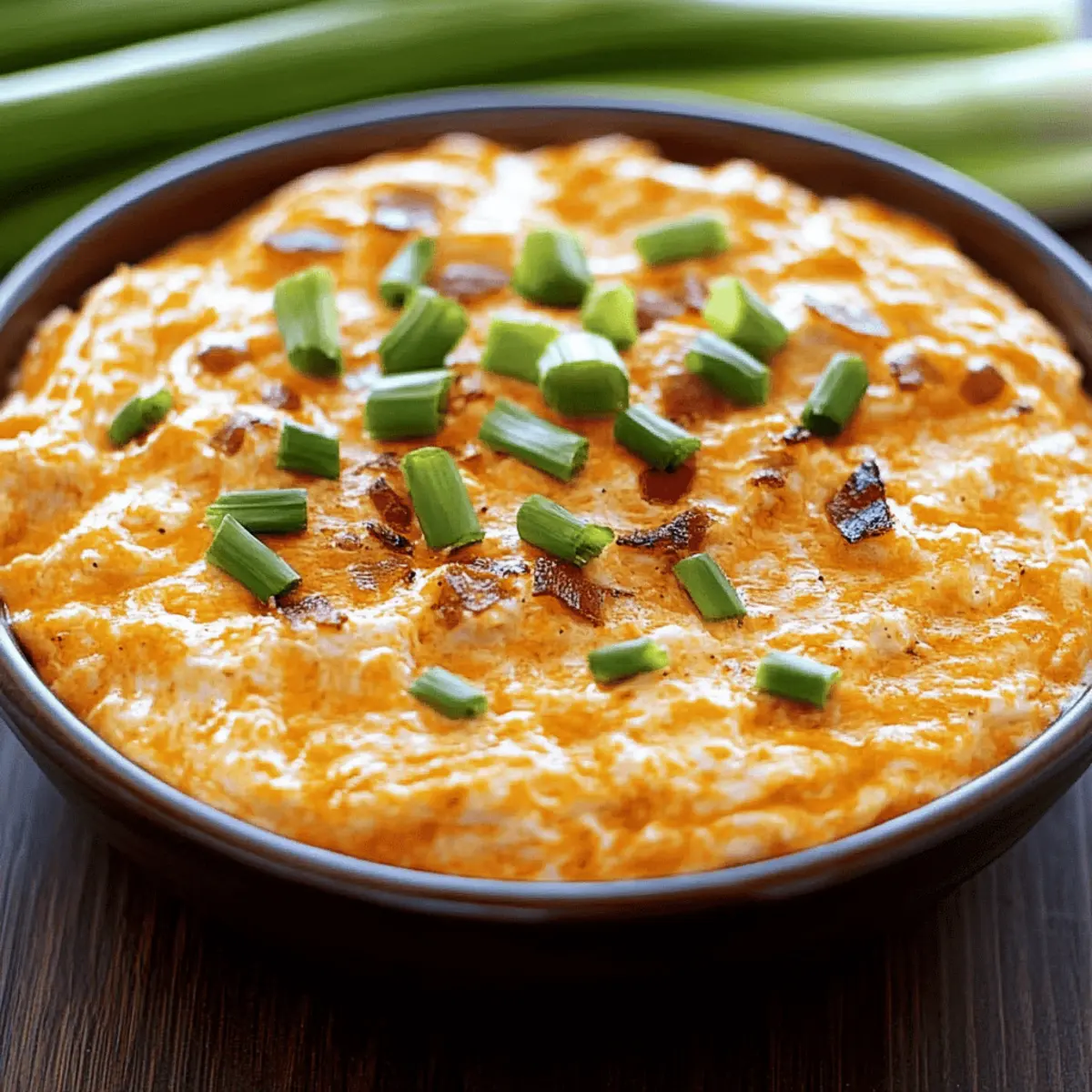 Buffalo Chicken Dip with Canned Chicken