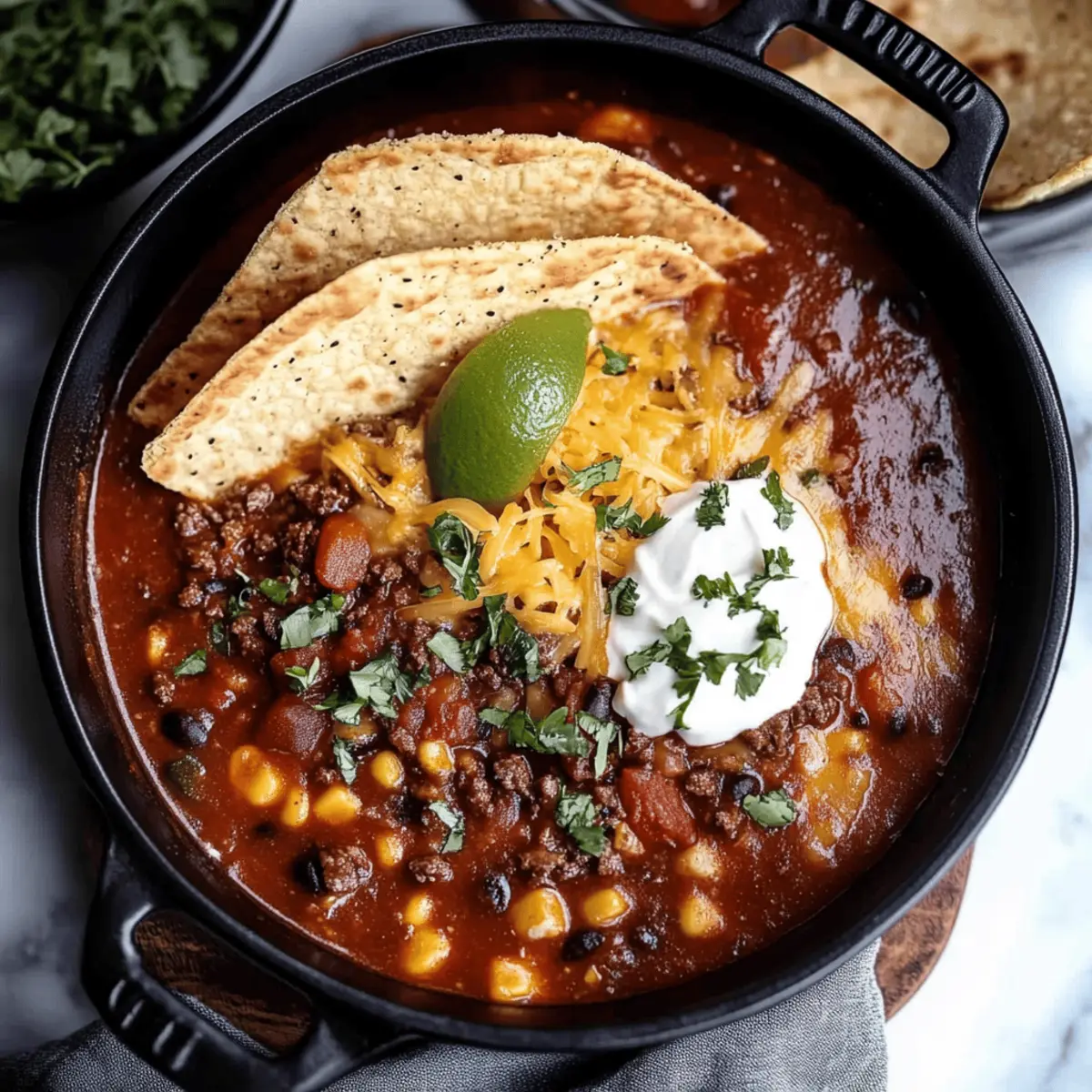Beef Taco Soup