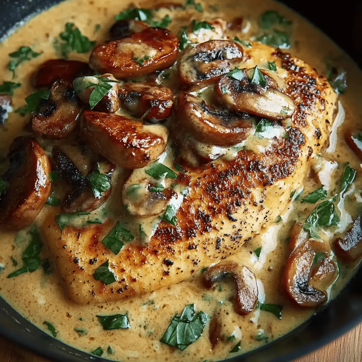 Creamy Mushroom Chicken
