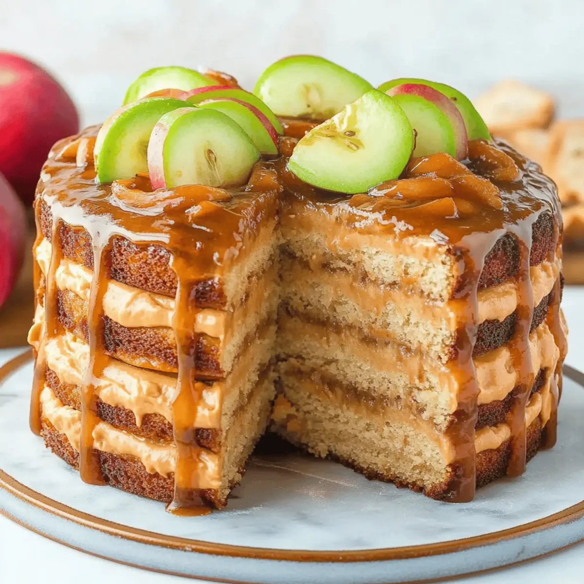 Caramel Apple Spice Cake