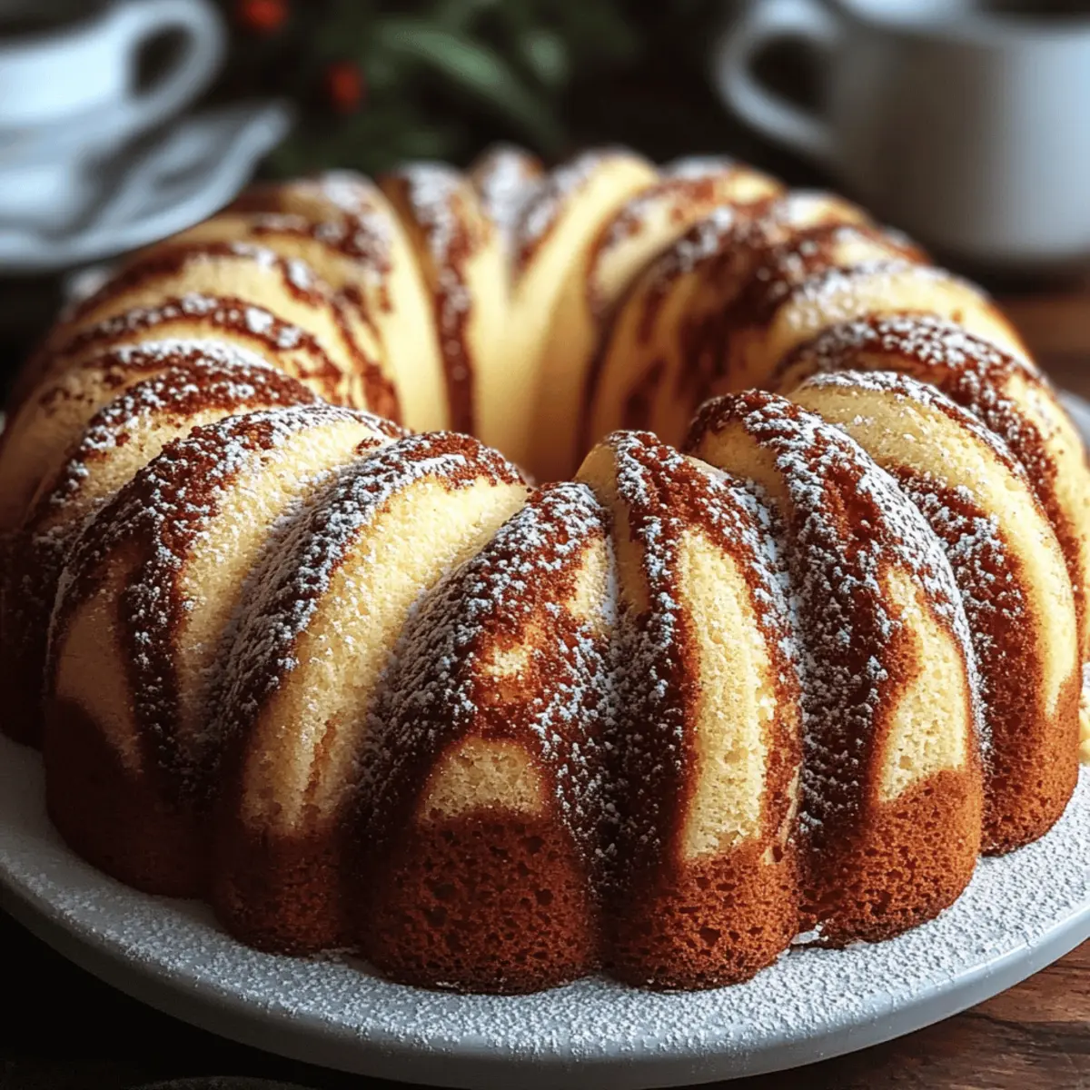 Cinnamon Swirl Bundt Cake