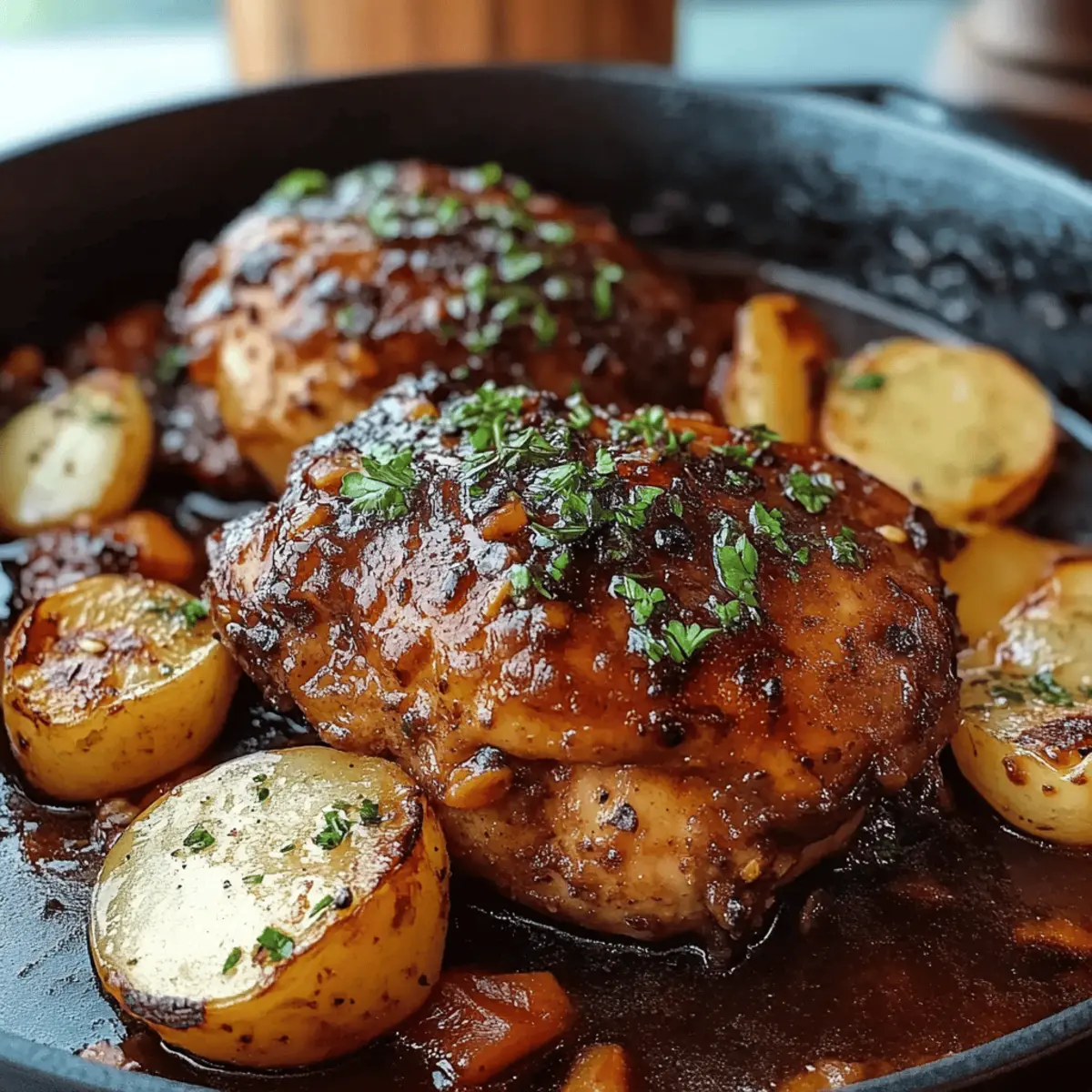 Apple Cider Glazed Chicken