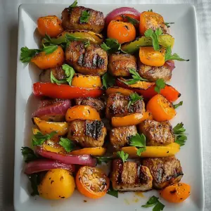 Fajita Steak Kabobs