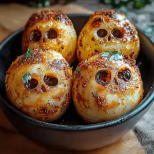 Spooky Skull Potatoes