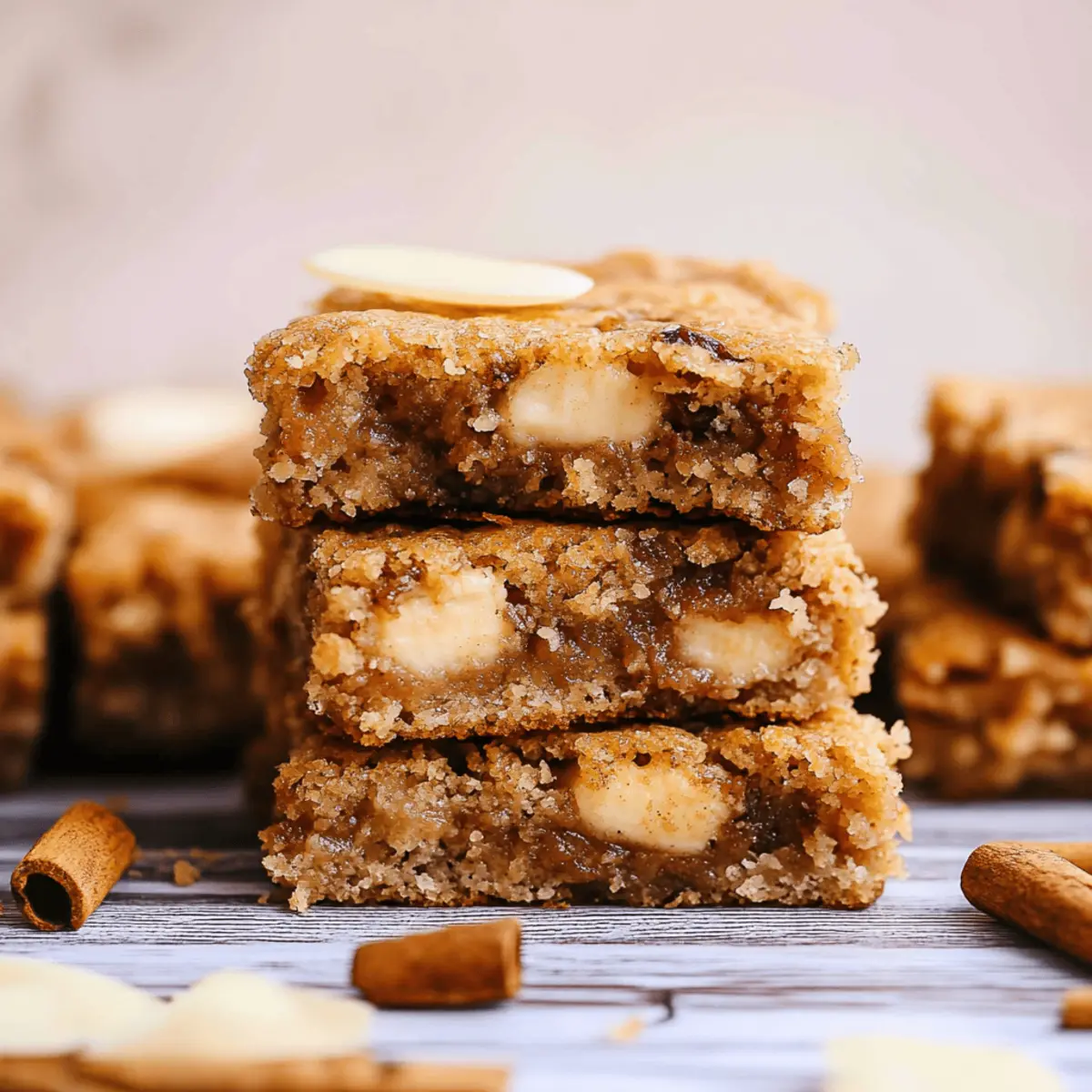 Apple Cinnamon Blondies