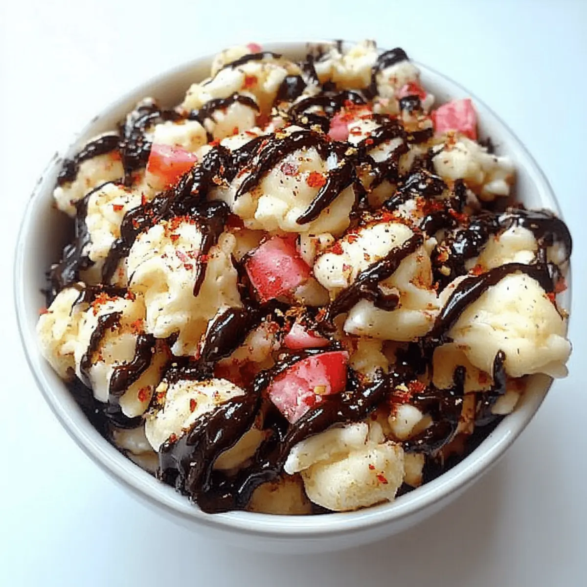 Peppermint Bark Popcorn