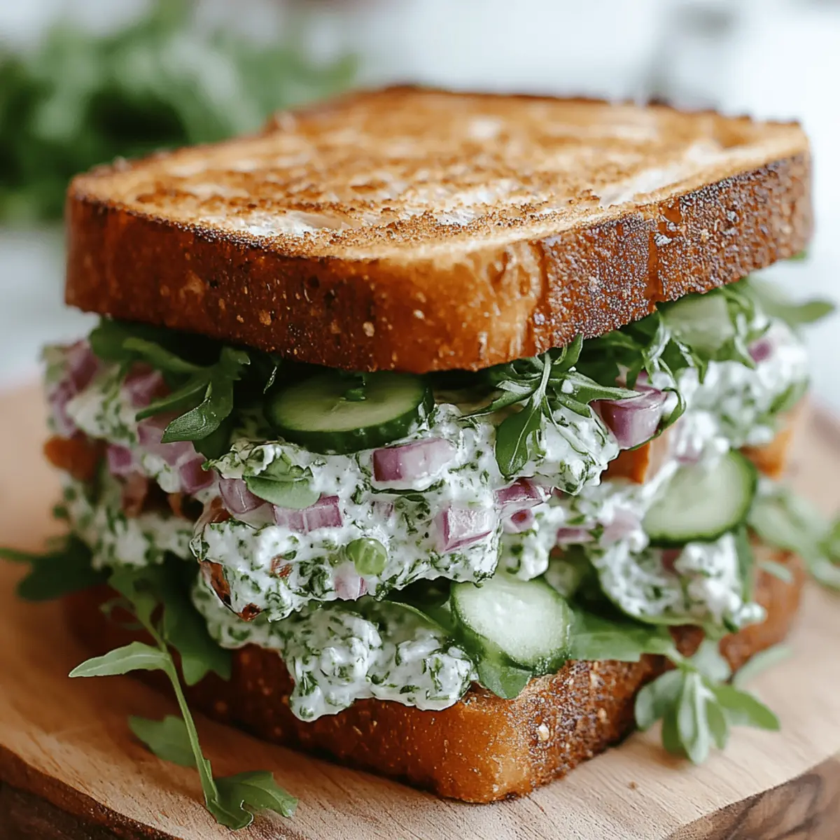 Cucumber Salad Sandwiches